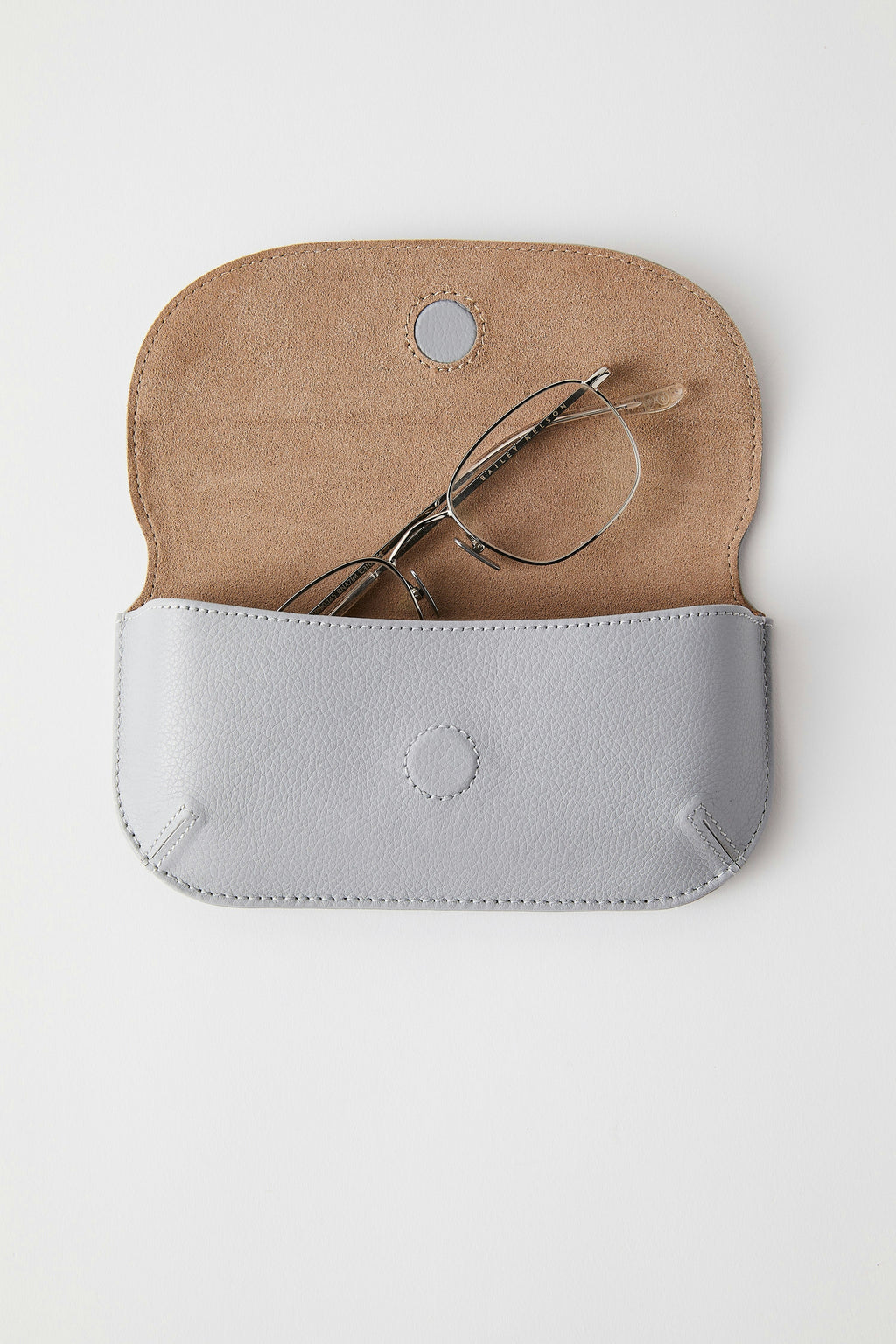 Leather Sunglasses Case | Grey