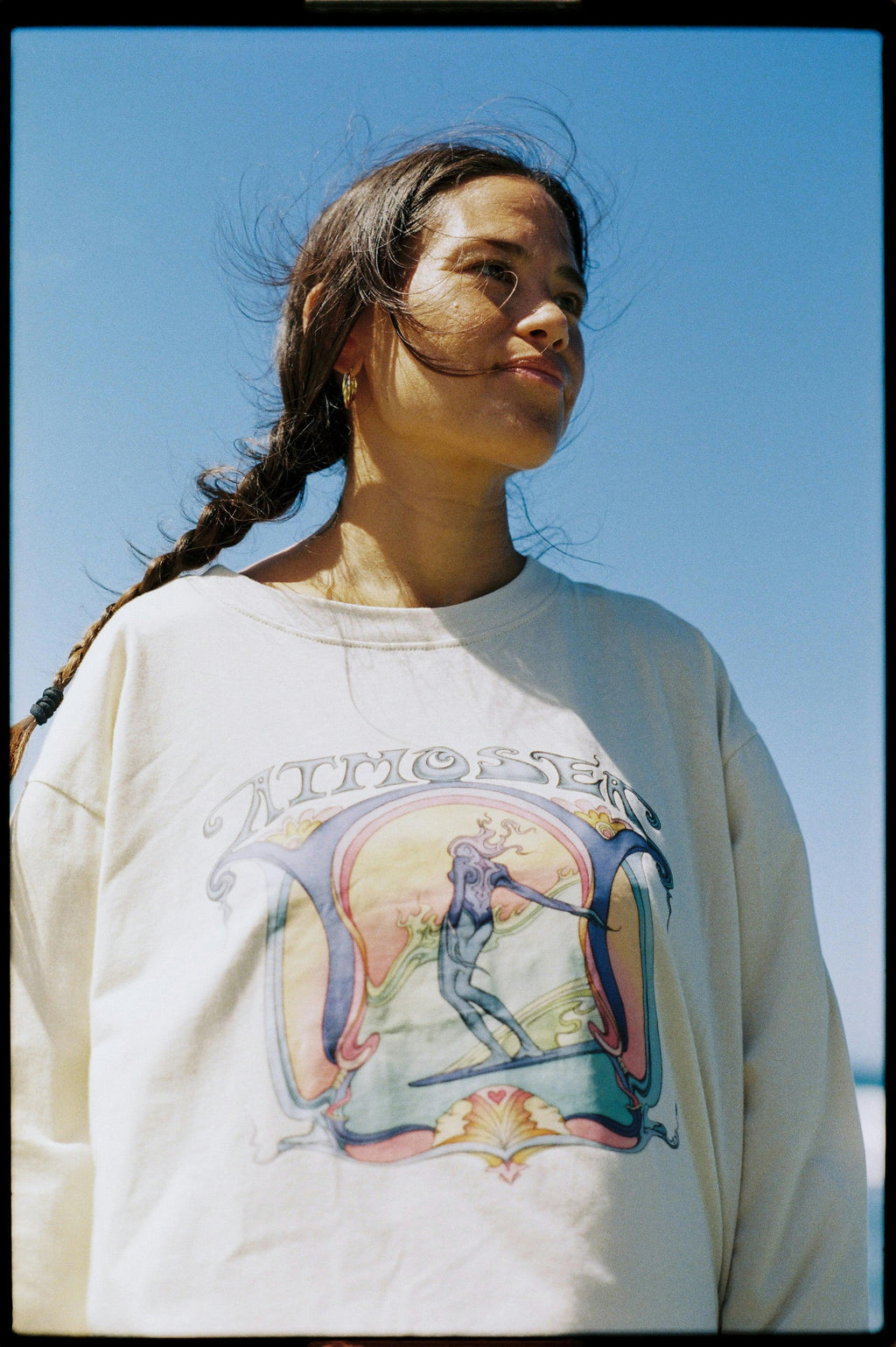'Saline Shrine' By Angie Samblotte x Atmosea - Artist Oversized Longsleeve Tee