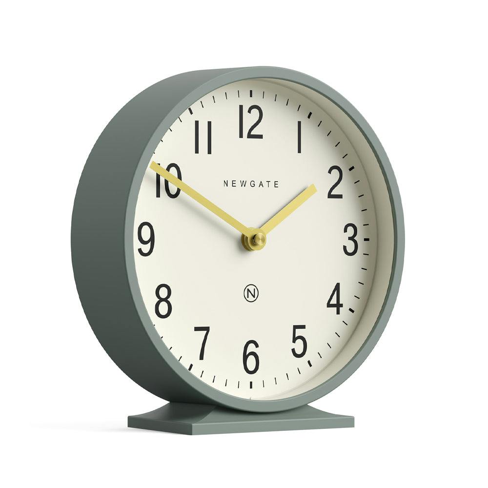 Newgate Q Mantel Clock-Asparagus Green