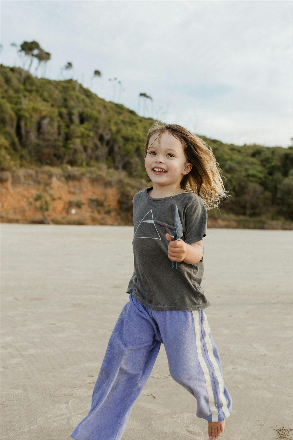 Mini Terry Pant in Lavender