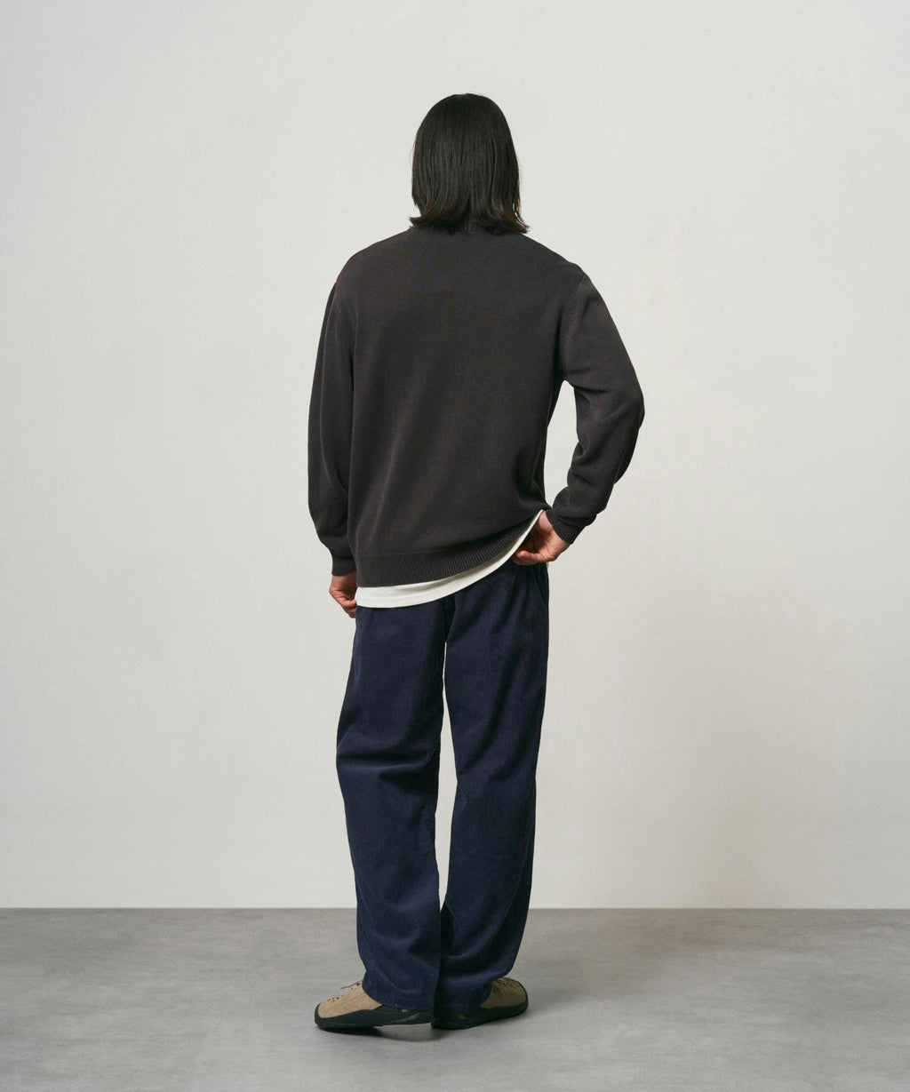 Gramicci Cotton Knit Crew in Charcoal