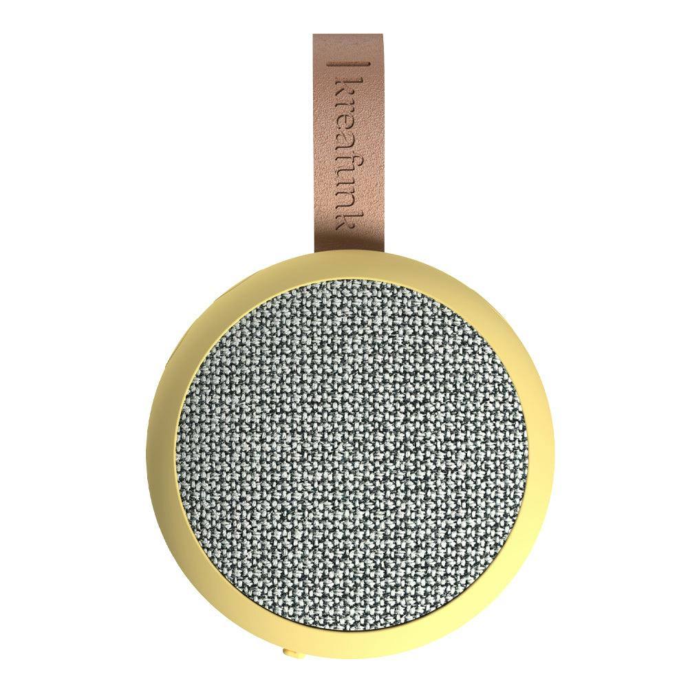Kreafunk Ago 2 Fabric Bluetooth Speaker - Soft Yellow