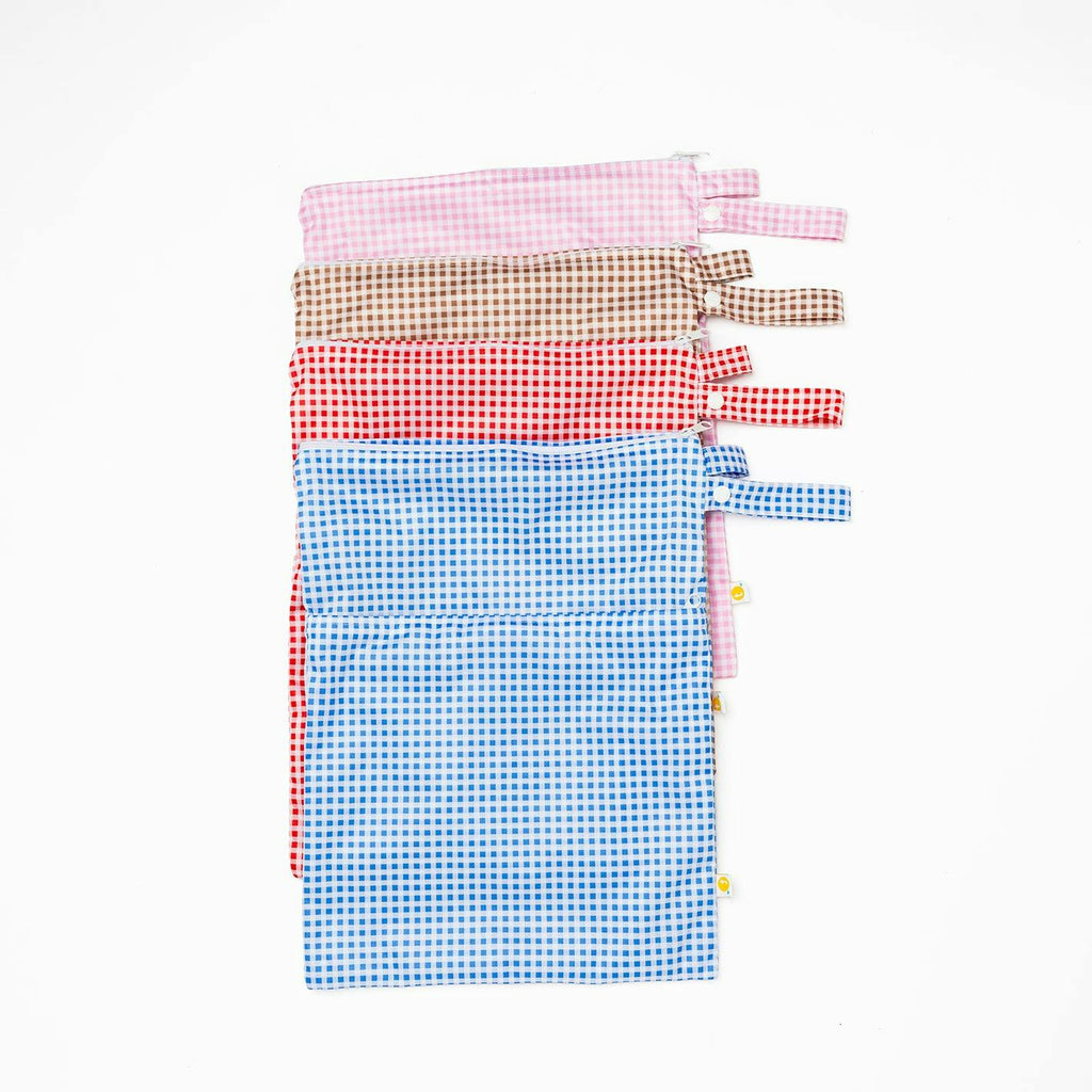Tyoub Stay-dry Zip Wet Bag– Fawn Gingham