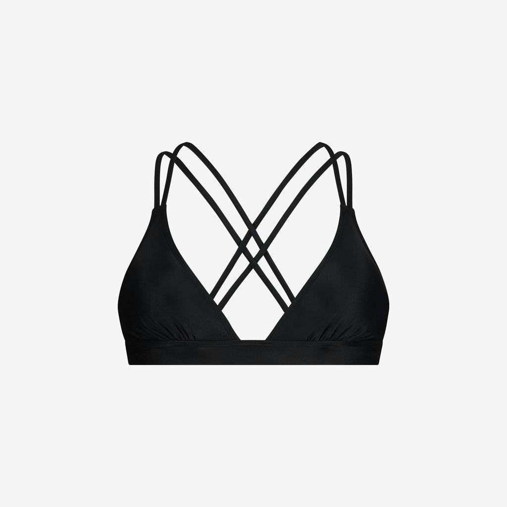 Bikini Top Cross ― Black