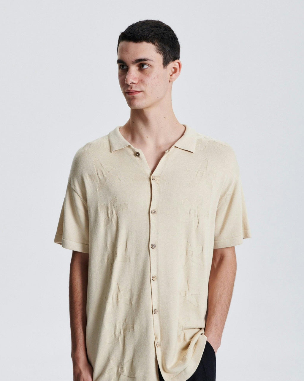 Seeker Polo Knit Shirt - Sand