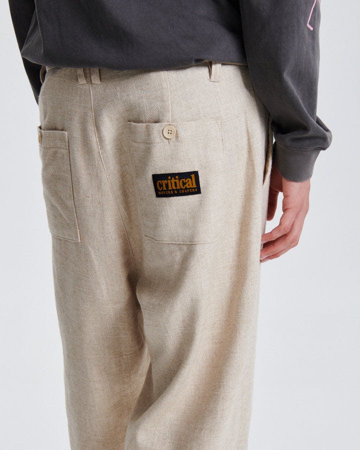 Harro Linen Pant - Ecru