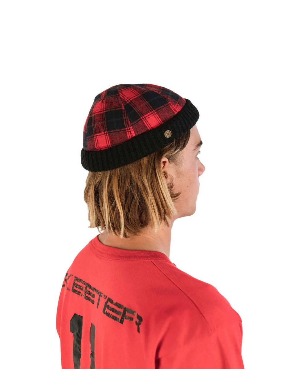 The New Yorker Cap – Red Tartan