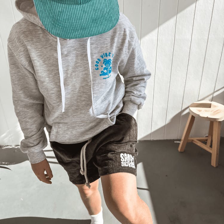 Grey Marle Hooded Jumper – Good Vibe Tribe