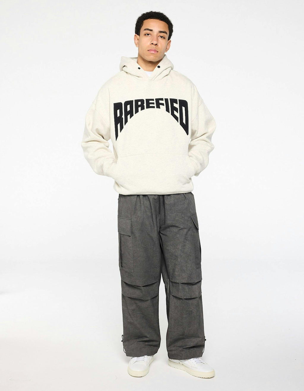 Curved Logo Hoodie
