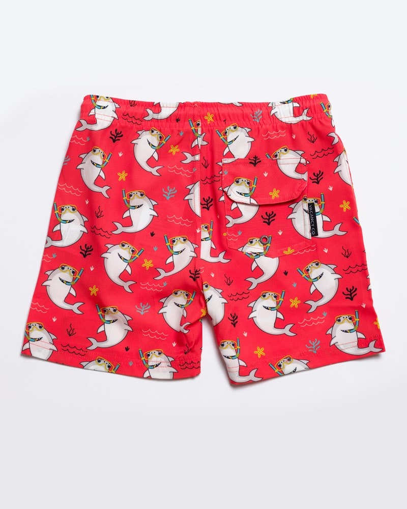 Scuba Shark Swim Short - Youth