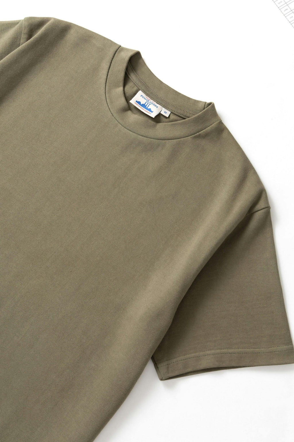 Power Goods Super Weight Tee in Olive