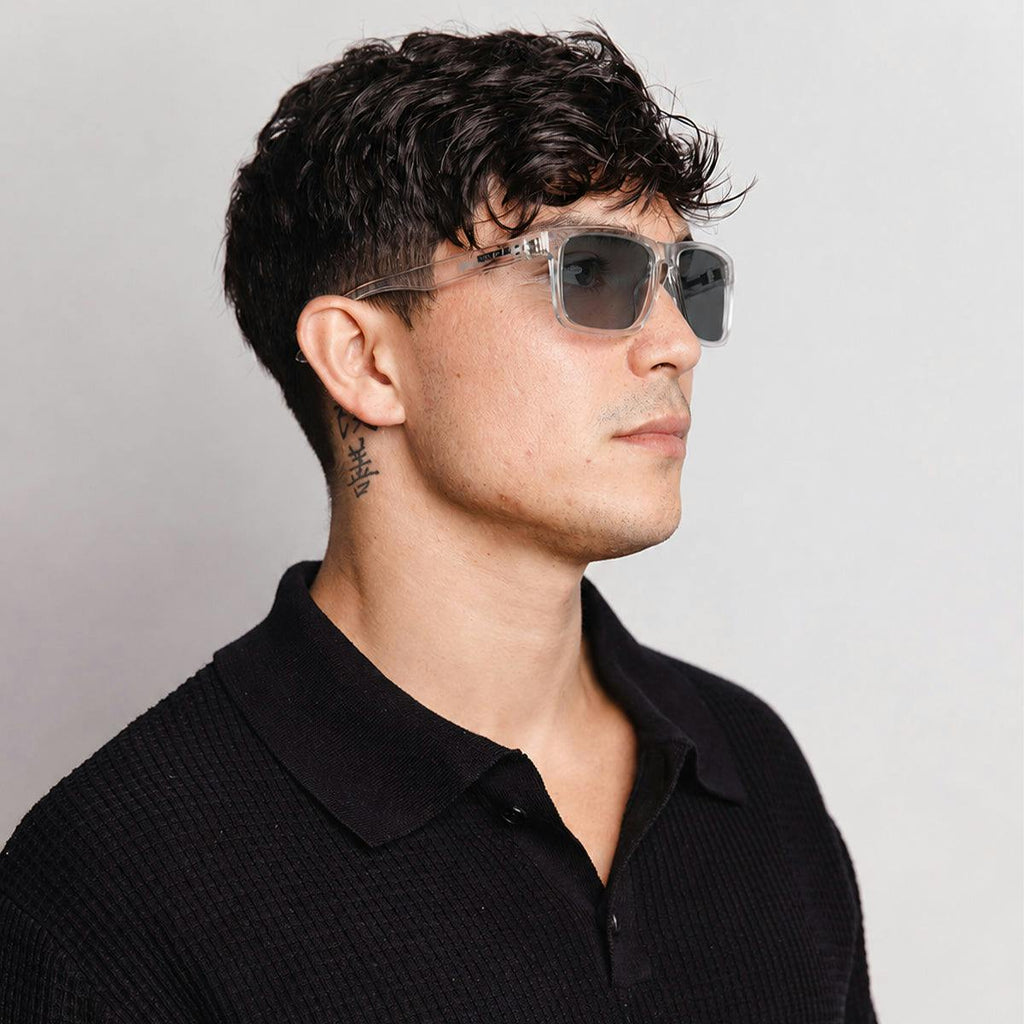 Goblin - Gloss Crystal Clear Frame with Grey Lens