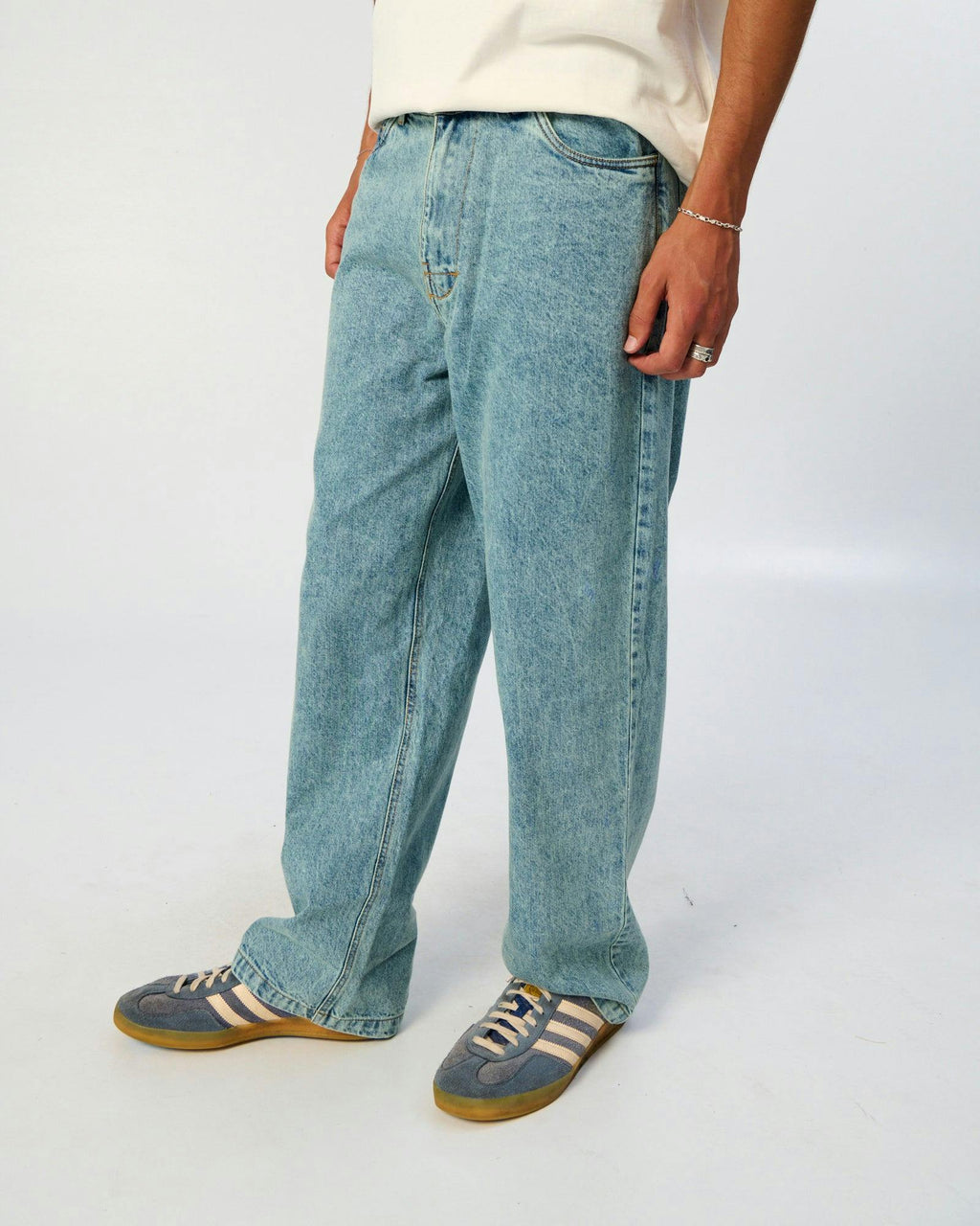 Peaty 5 Pocket Denim Jean - Blue