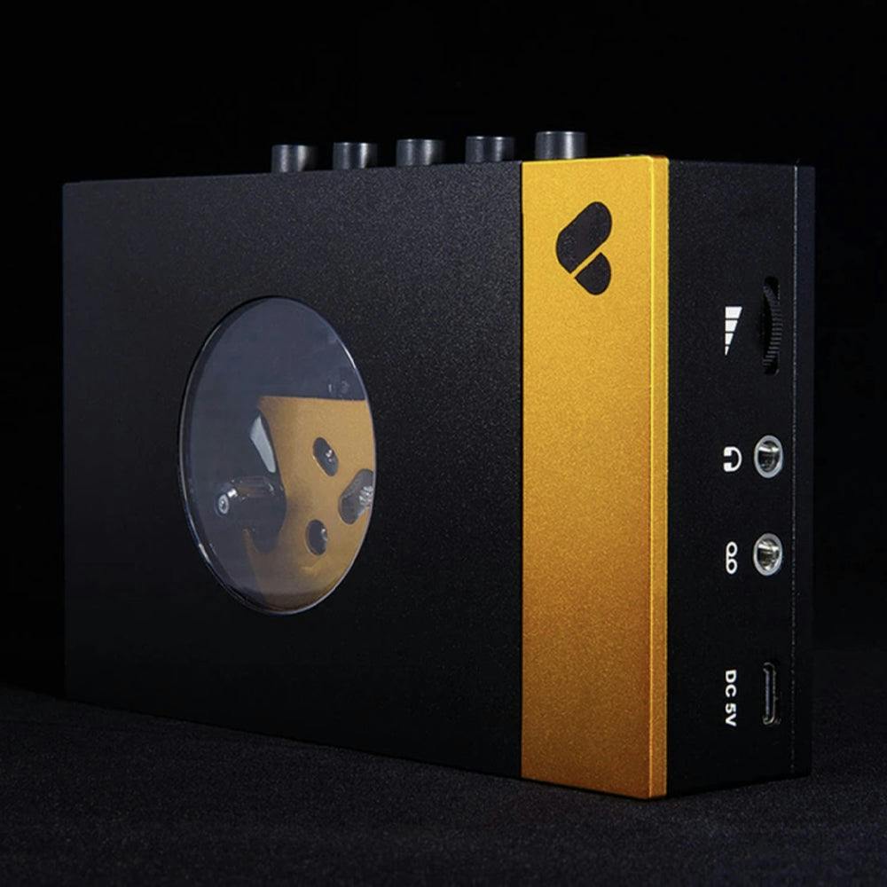 We Are Rewind Portable Cassette Player & Recorder - Amy, Black & Yellow