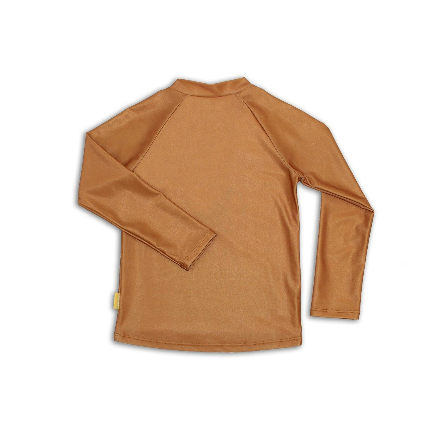 Tyoub Long Sleeve Raglan Rash Vest Recycled Terracotta Kids