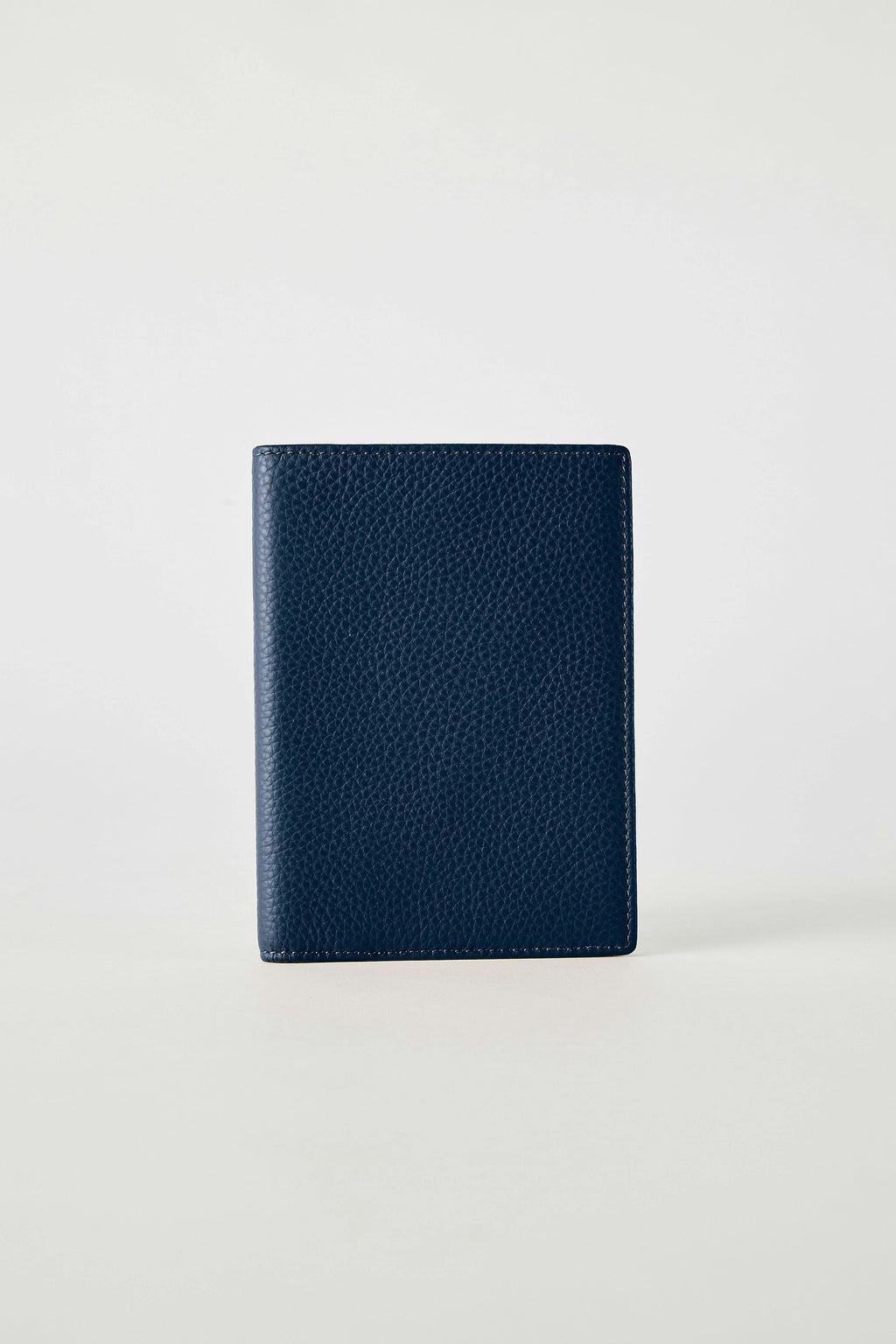 Leather Passport Holder | Navy