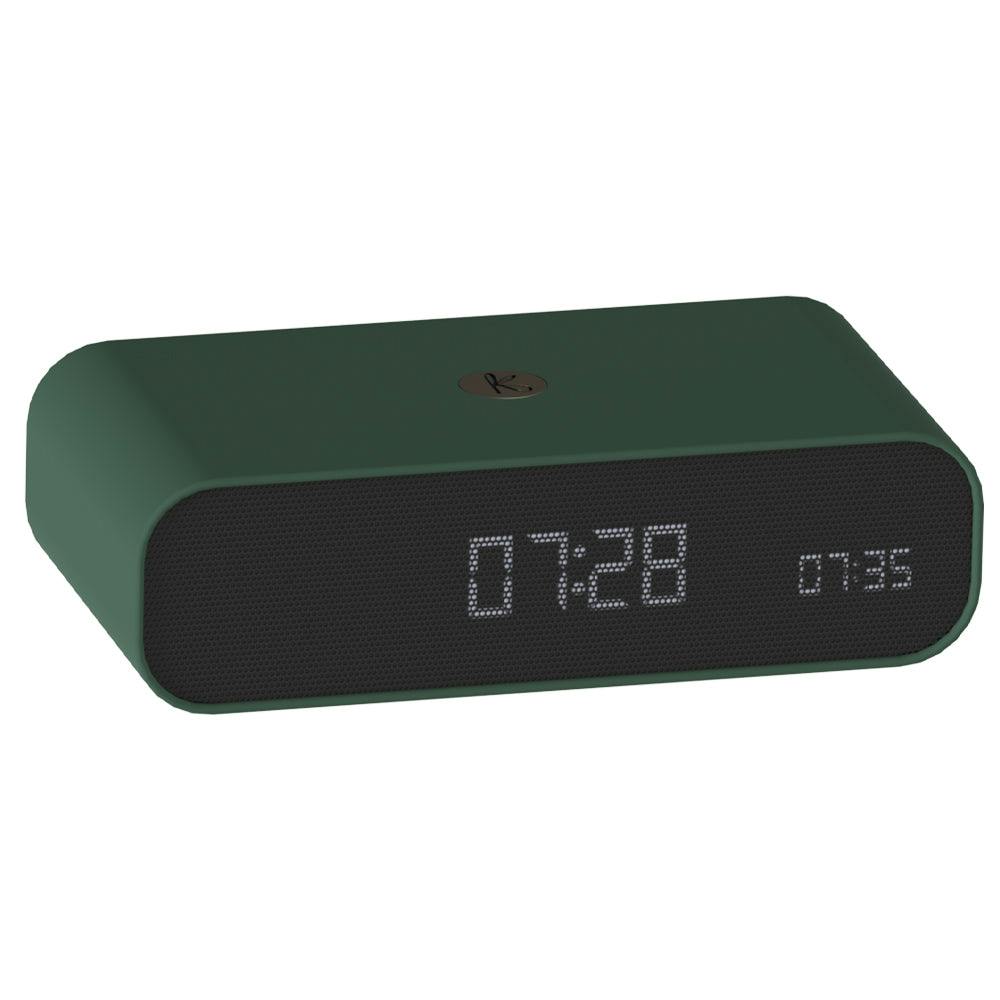 Kreafunk Wakie Alarm Clock Qi Charger + Bluetooth - Nordic Green