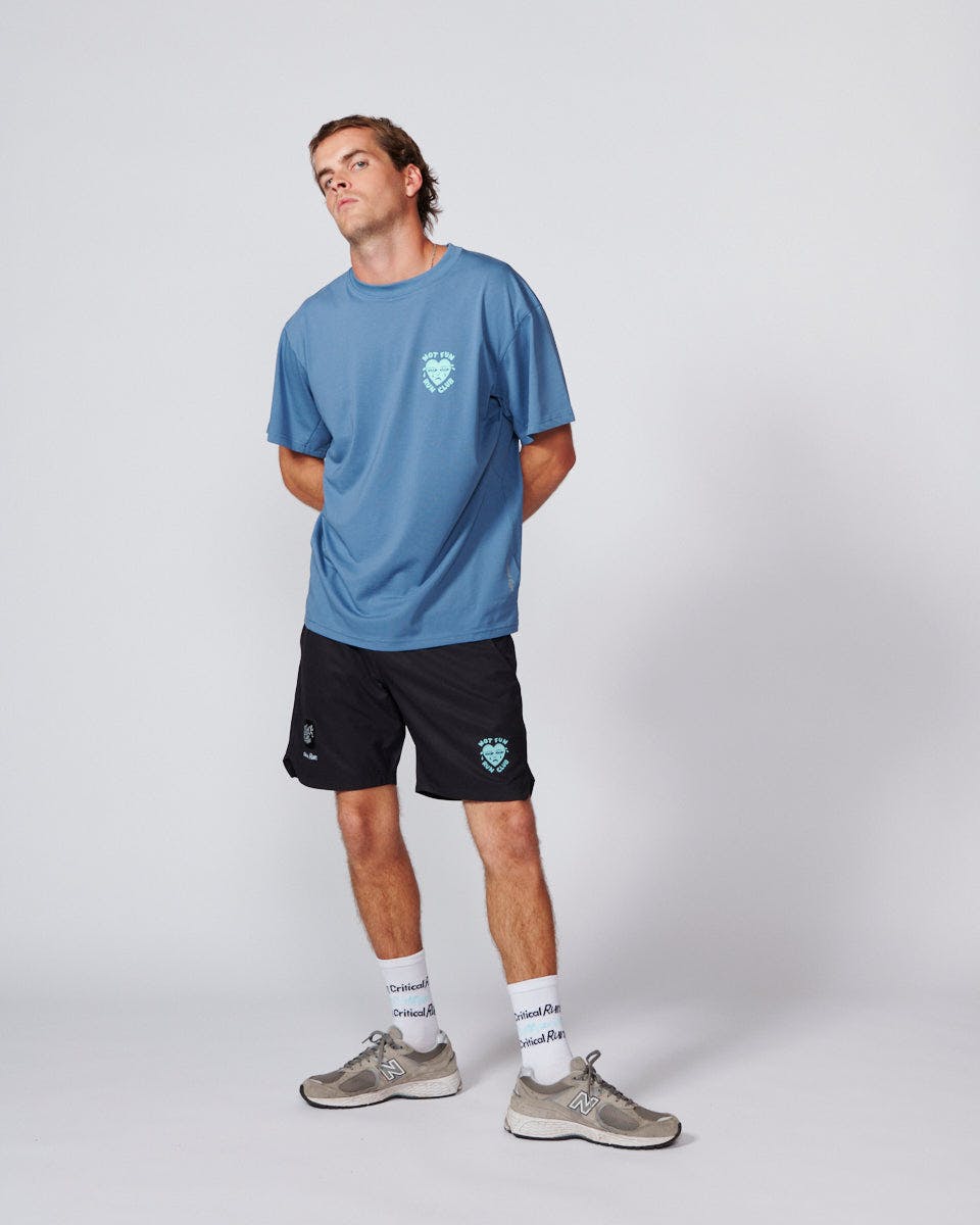 Run Club Heart Tee - Blue