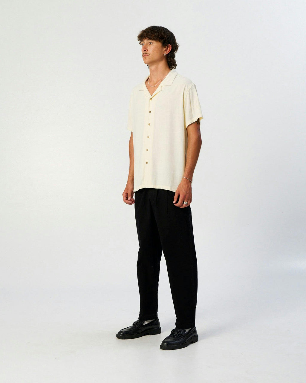 Ernie Resort Shirt - Ecru