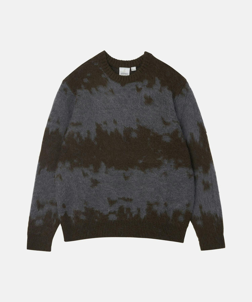 Gramicci Mohair Splatter Sweater in Slate Splatter