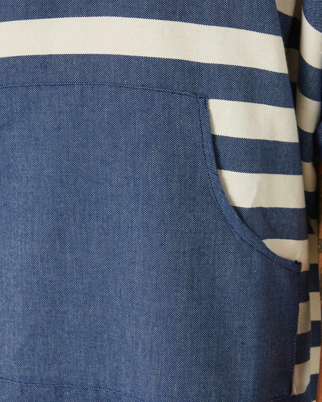 Ocean Blue Stripe Large Poncho