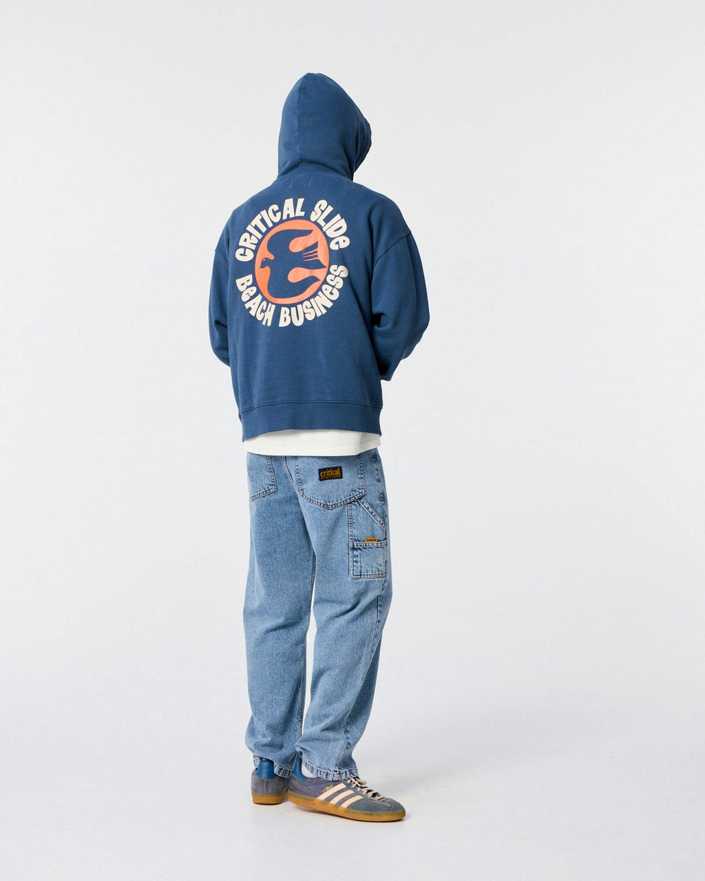 Seabird Hood - Worker Blue