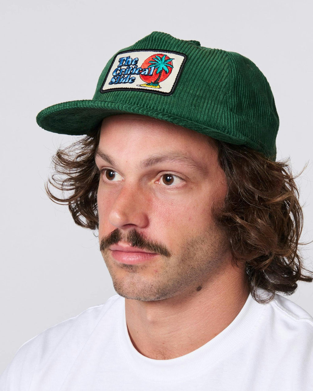 Oasis Cord Cap - Green