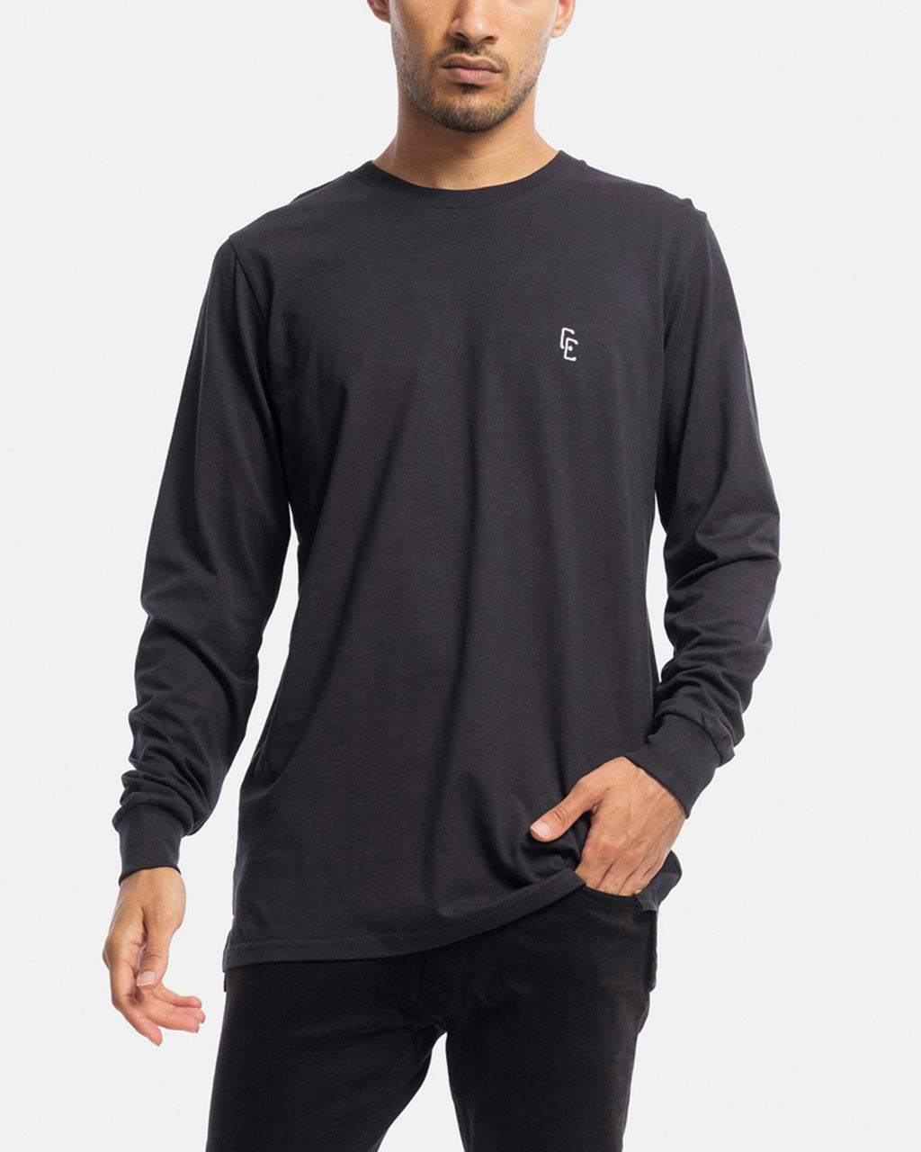 Cypher Embroidery Long Sleeve Tee