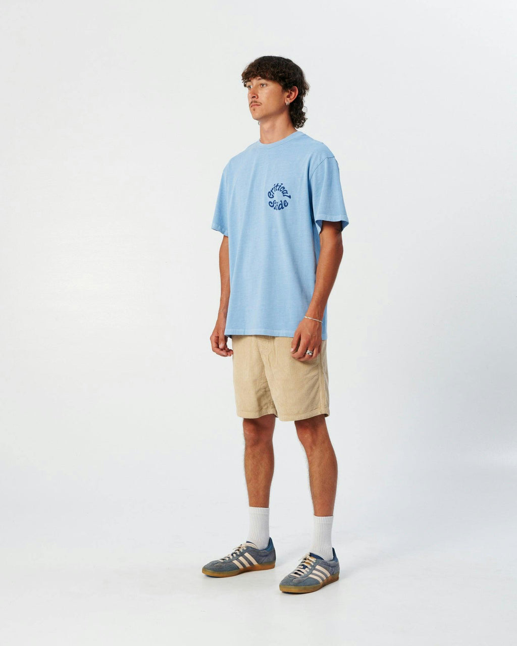 Critical Spiral Tee - Powder Blue