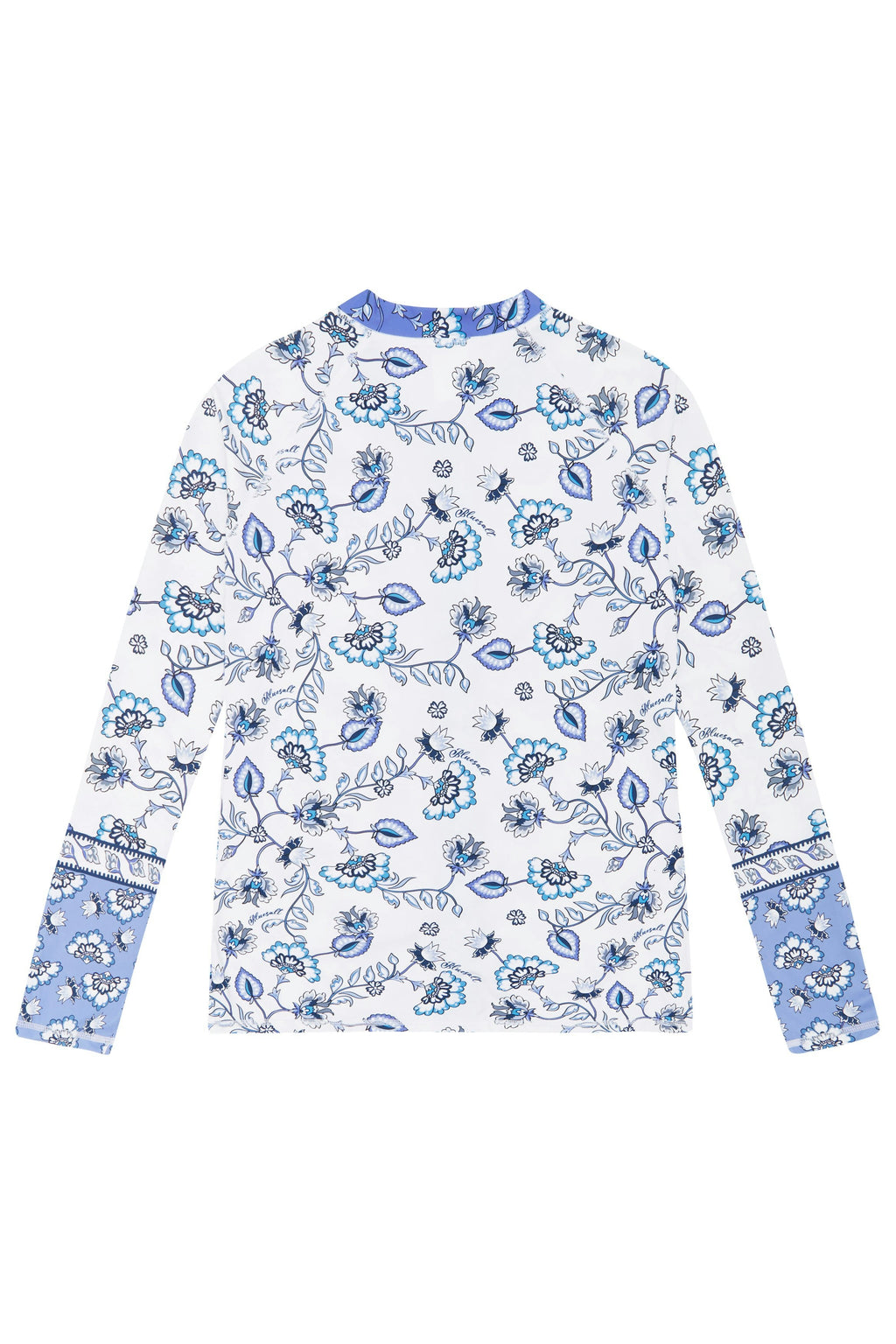 Girls Long Sleeve Rash Top -Boho Print