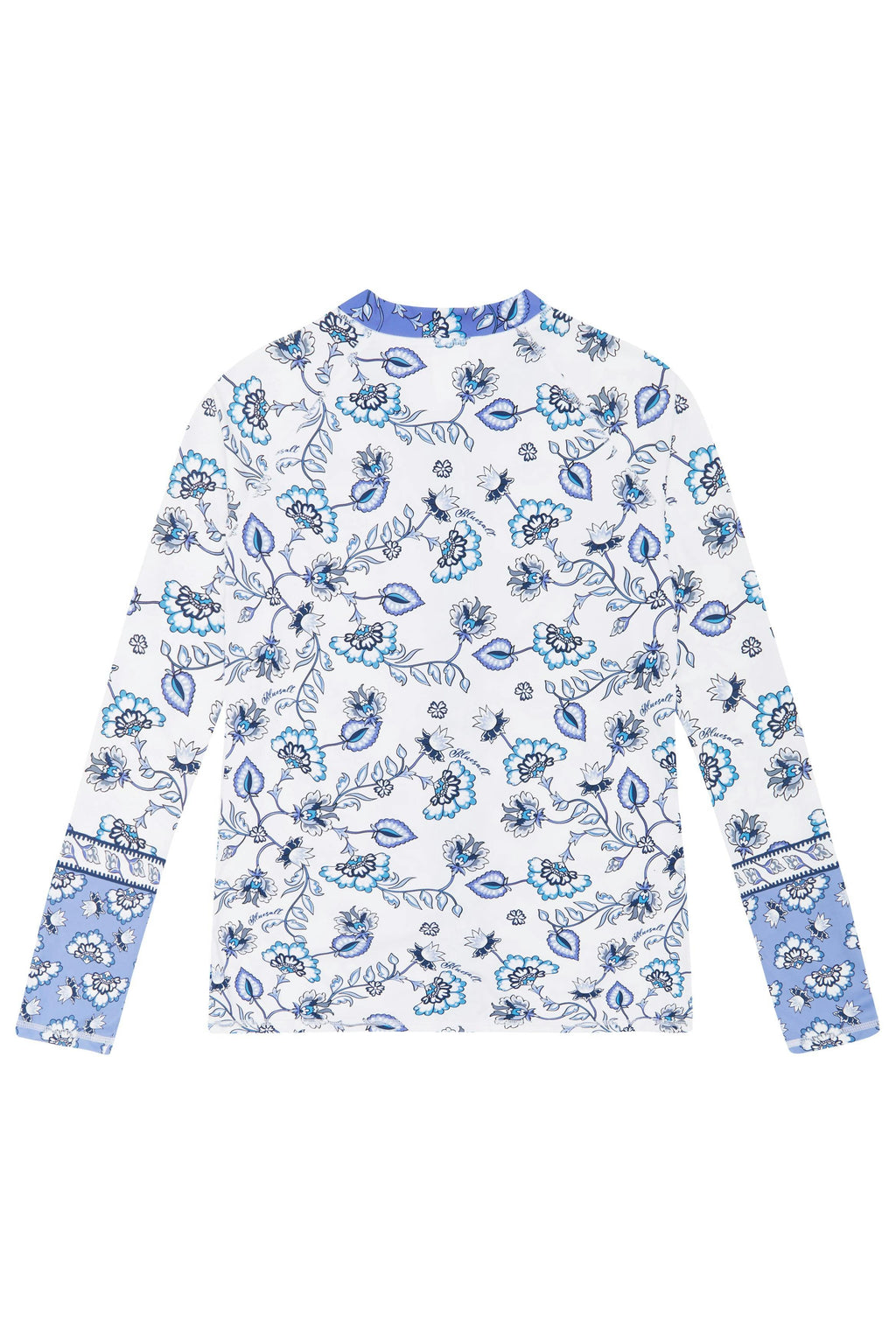 Girls Long Sleeve Rash Top -Boho Print