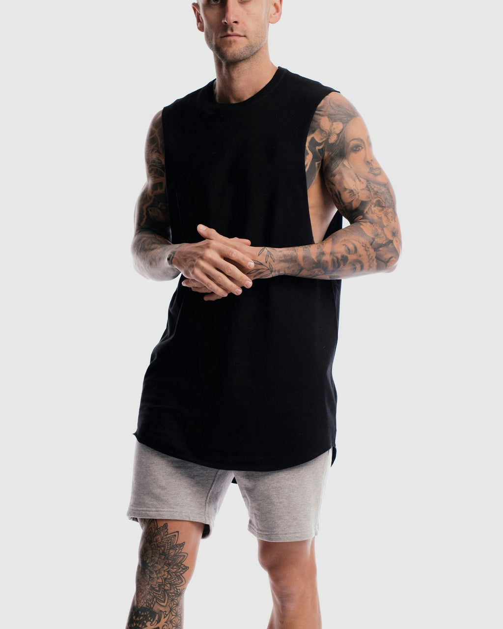 Absent Curved Hem Tank