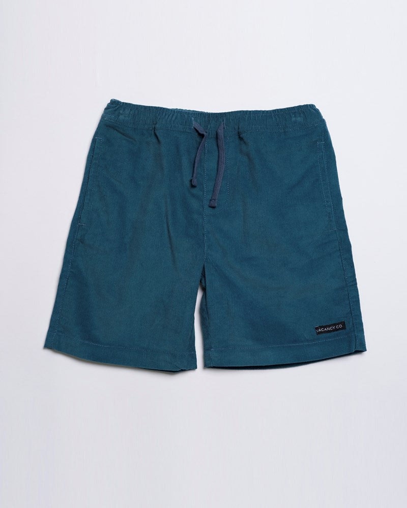 Cord Elastic Waist Stretch Short - Youth