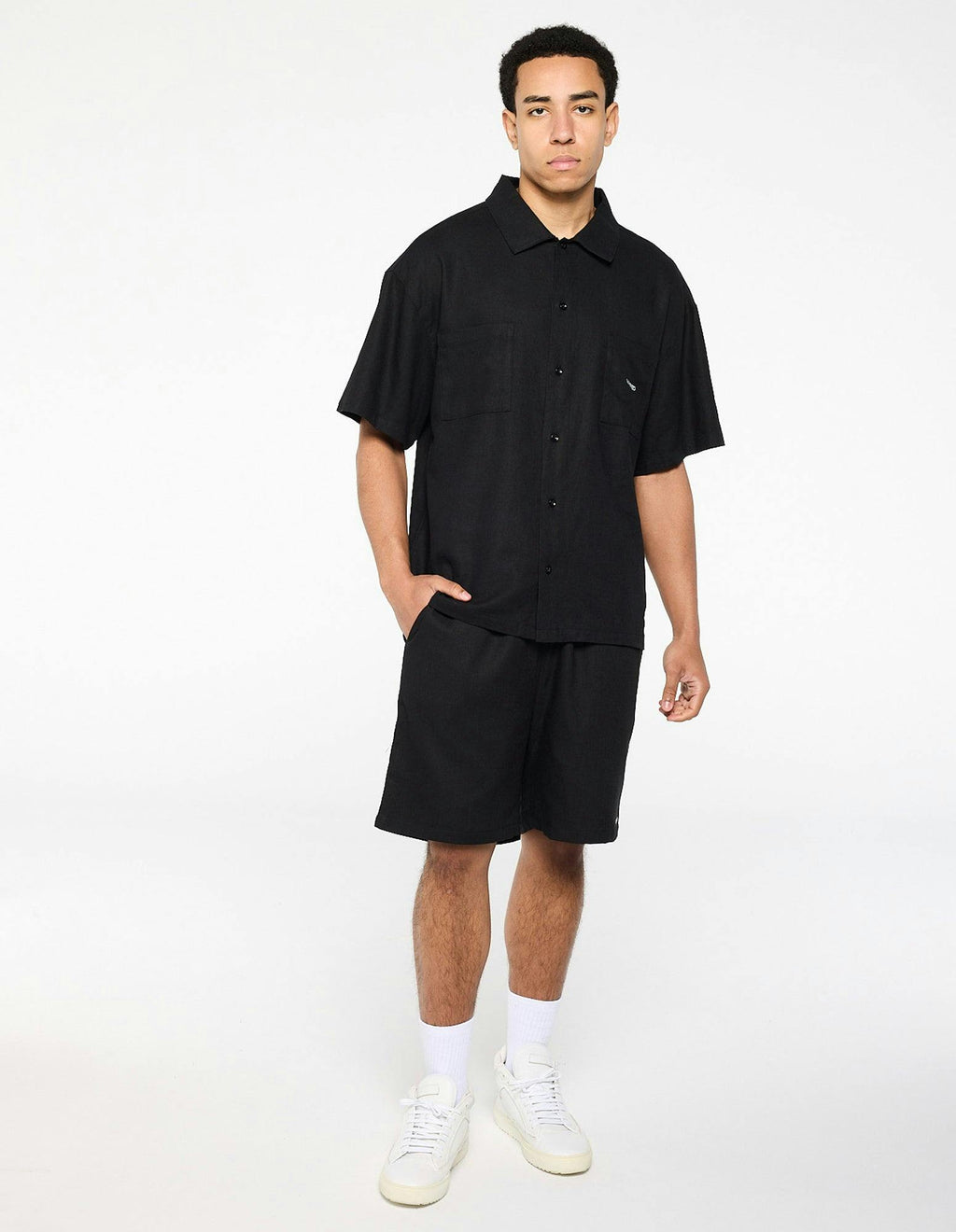Linen Summer Shirt - Black