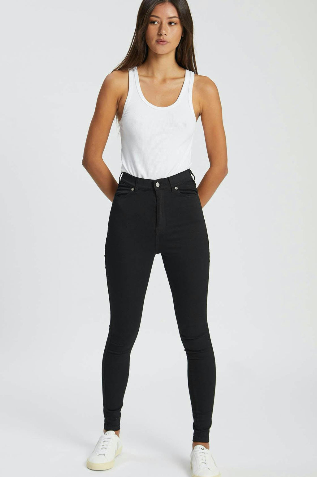 Moxy High Skinny Jeans - Black
