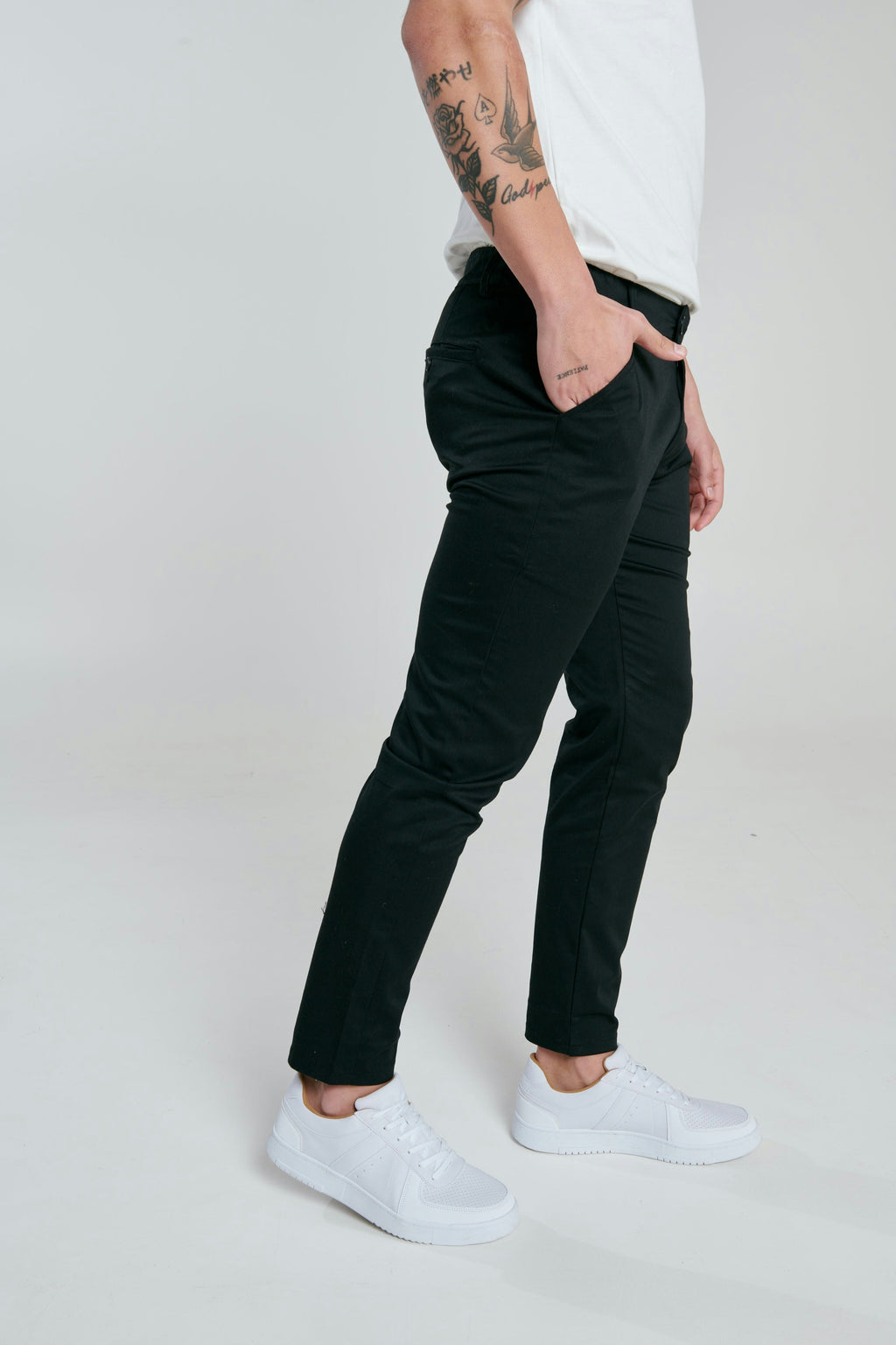 STERLING Black Chino Pant