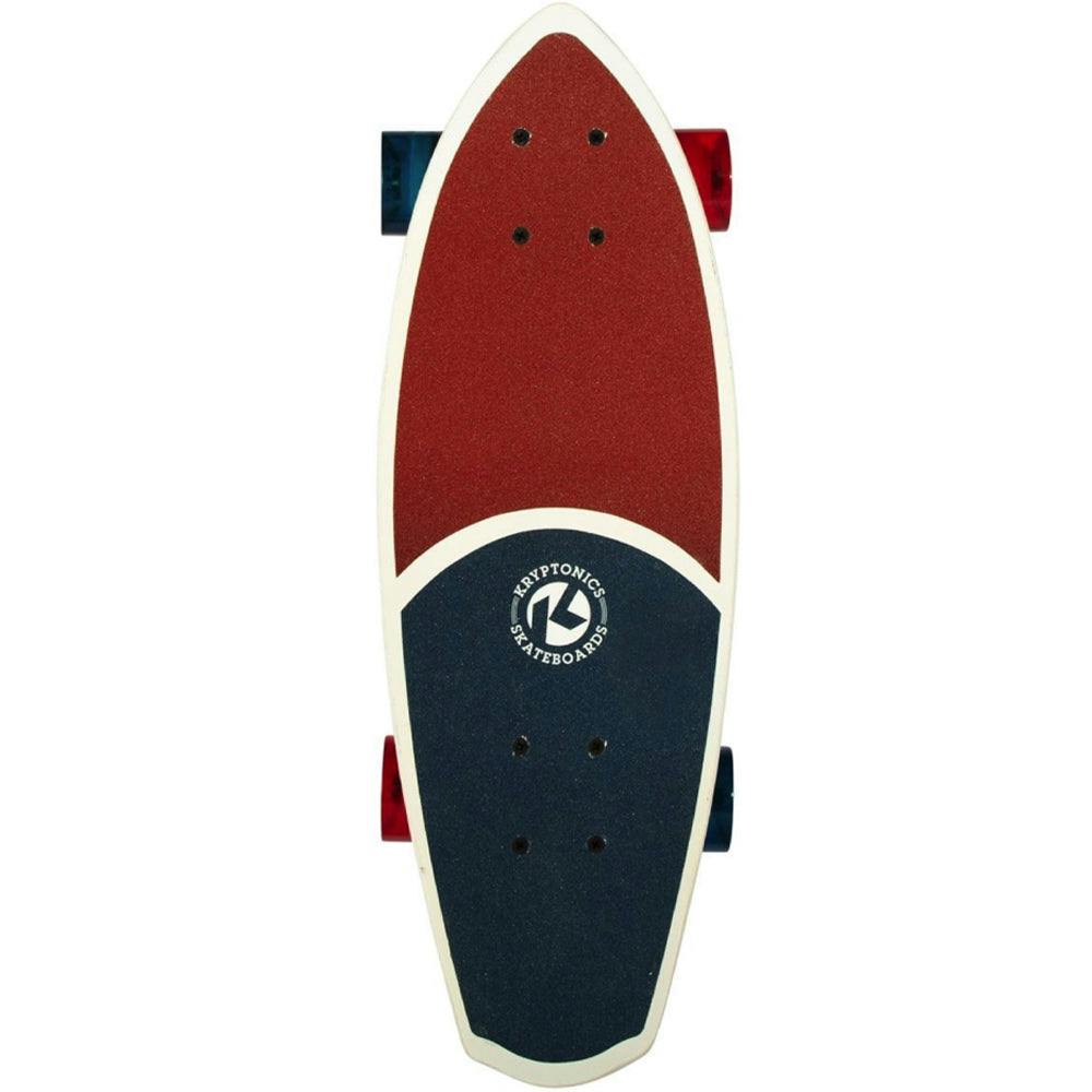 Bravo Sports Kryptonics KR23 Min Fat Cruiser Skateboard - Liberty Blue