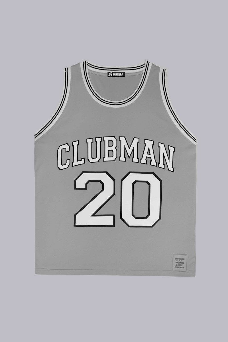 Clubman 'Driftwood White' Relaxed fit Singlet