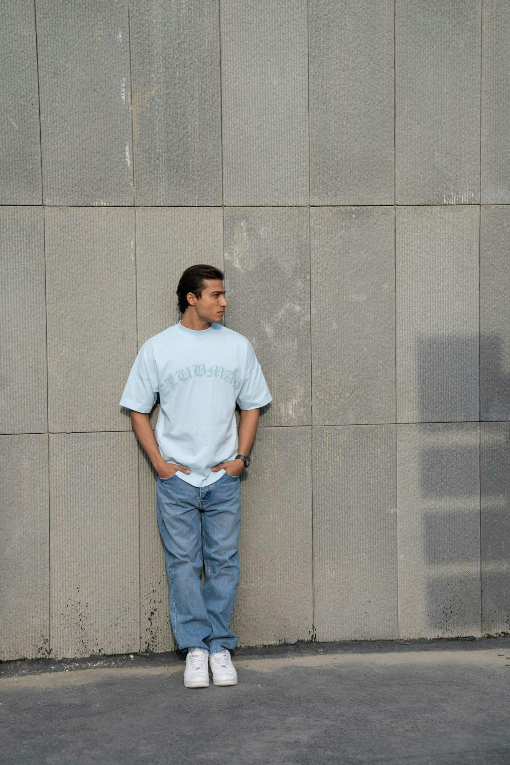 Mens Clubman 'Cyper' T-shirt / Blue