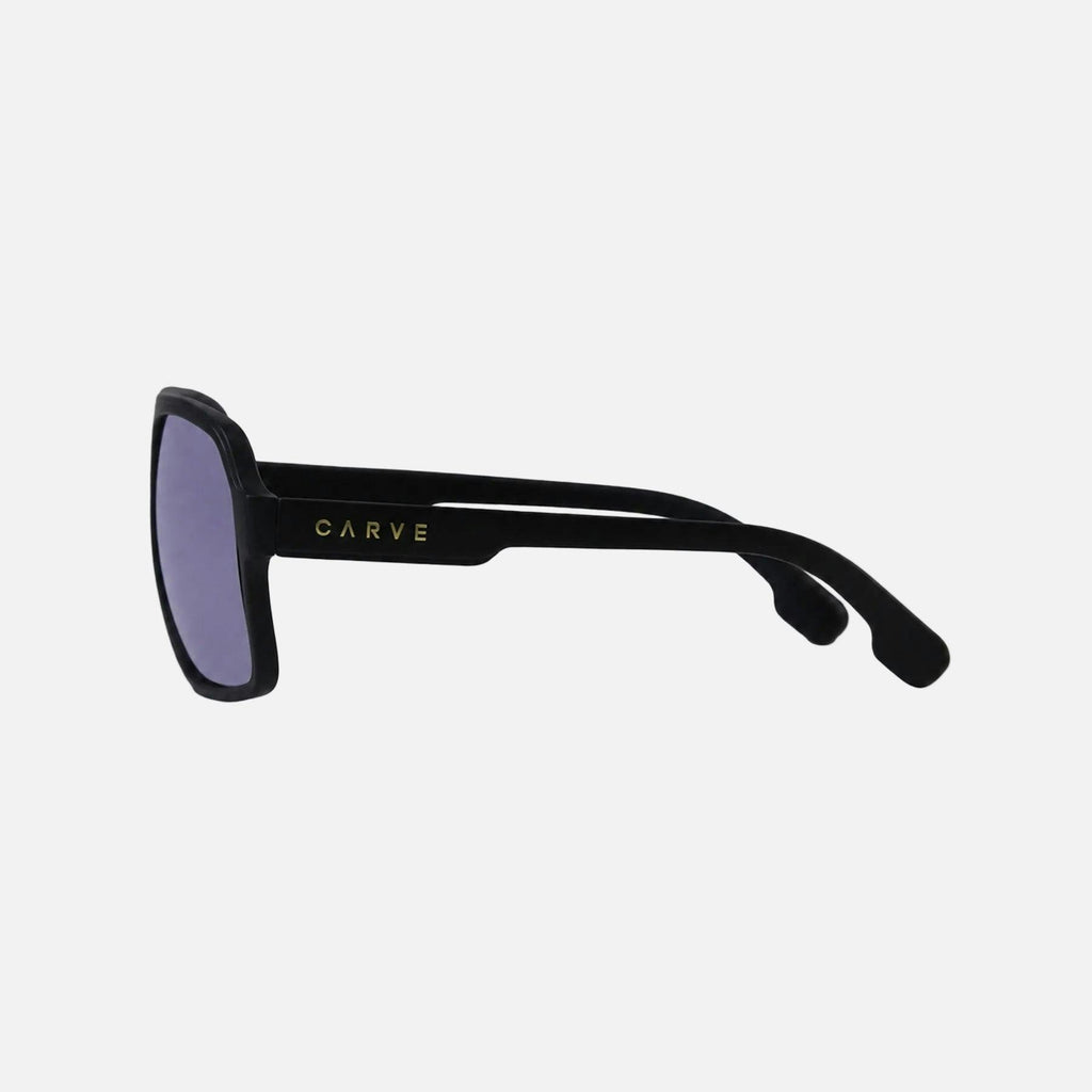 RESTLESS SOUL - MATTE BLACK FRAME WITH BLUE LENS
