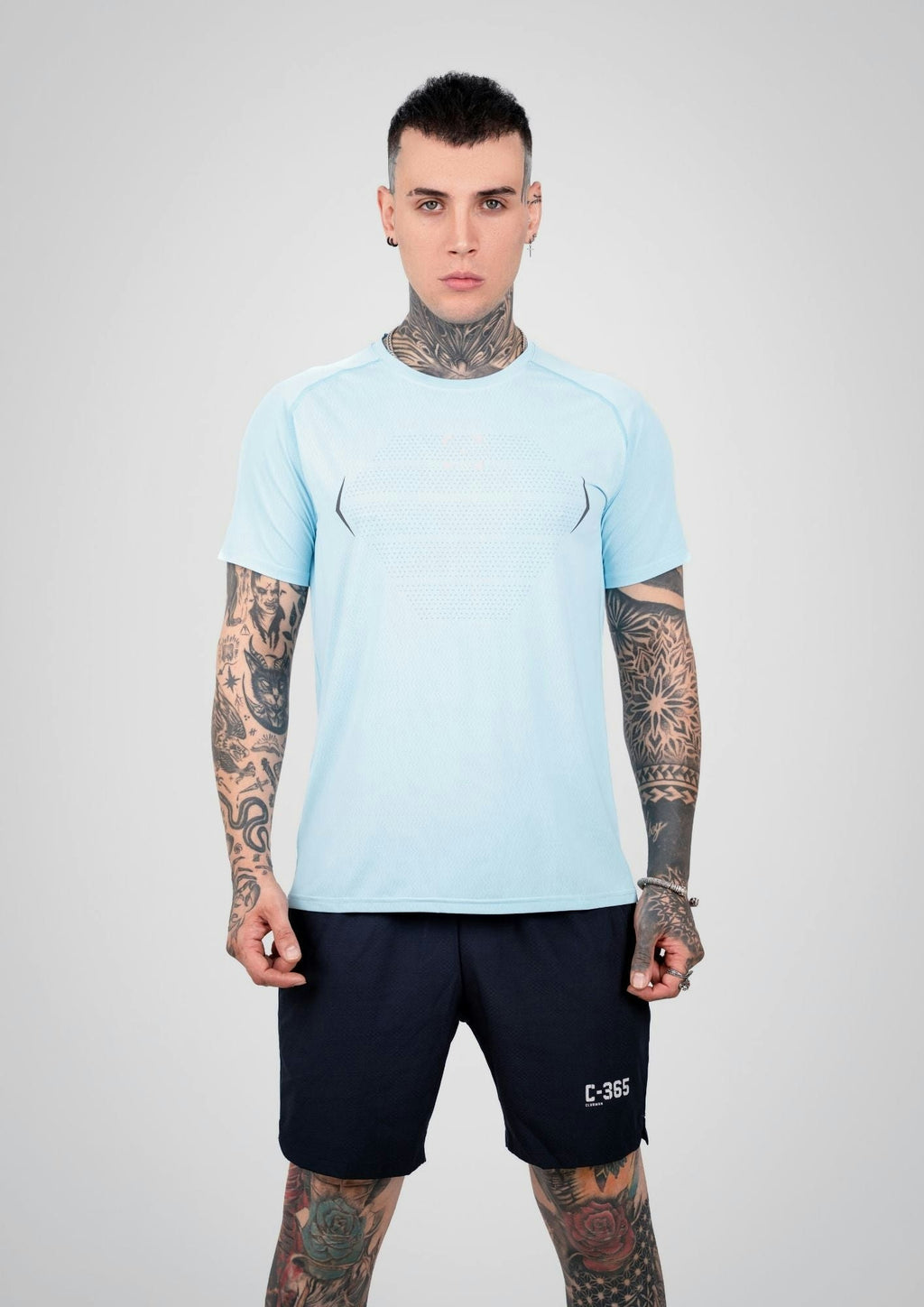 C-365 Performance Tee (Model 324305) - Light Blue