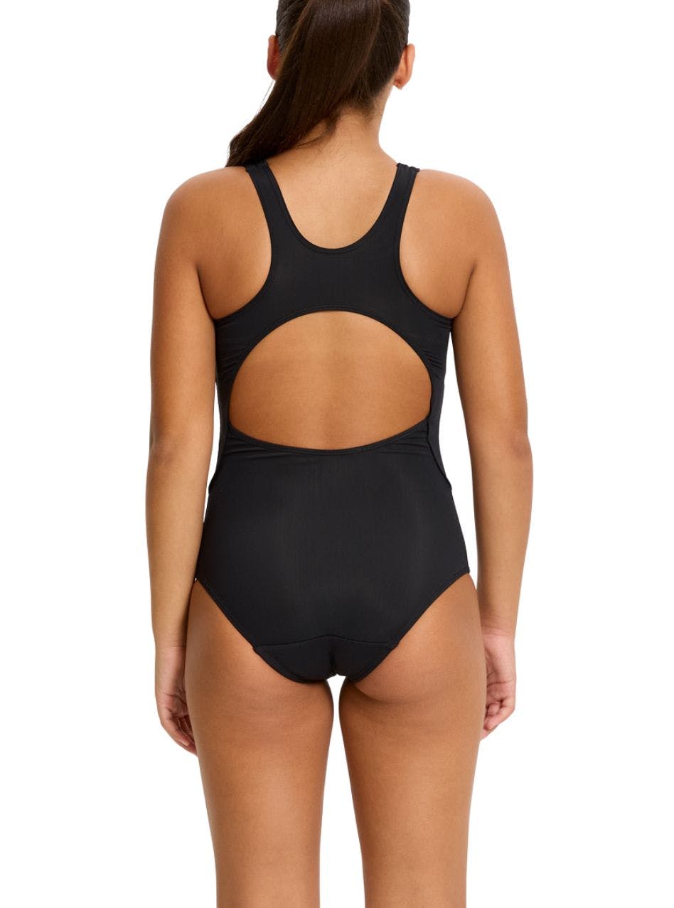 Teen Period Swimwear Racerback One Piece Super Absorbency Black
