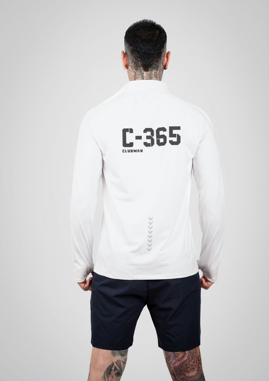 C-365 Elevate Zip Long Sleeve (Model 823303) - White