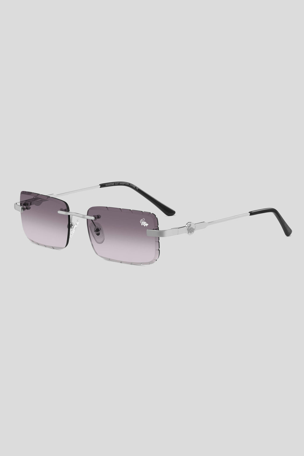 Diamond Cut Hampton Smoke | Silver