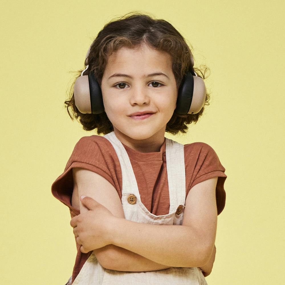 Kreafunk Kids Buzz Junior Bluetooth Headphones - Ivory Sand