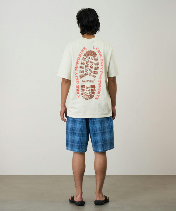Gramicci Footprints Tee in Natural Pigment image 2