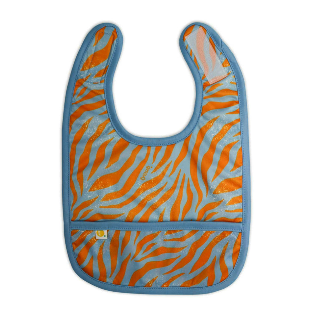 Tyoub Baby Bib Stay-dry - Tiger Blue Orange