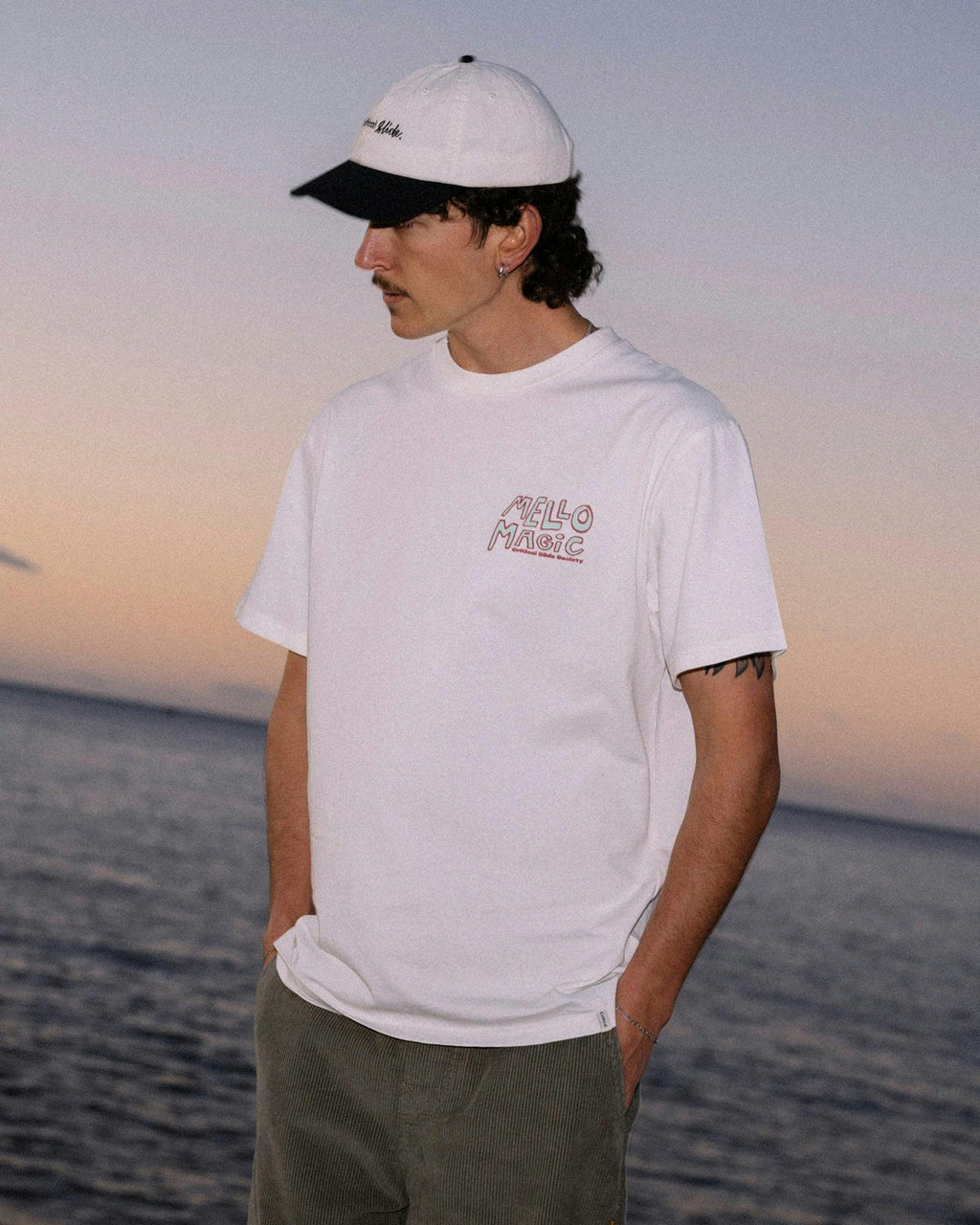 Mello Magic Tee - Vintage White