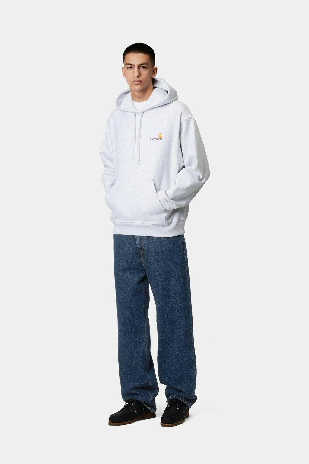 Carhartt WIP Aaron Pant in Blue Stone Wash