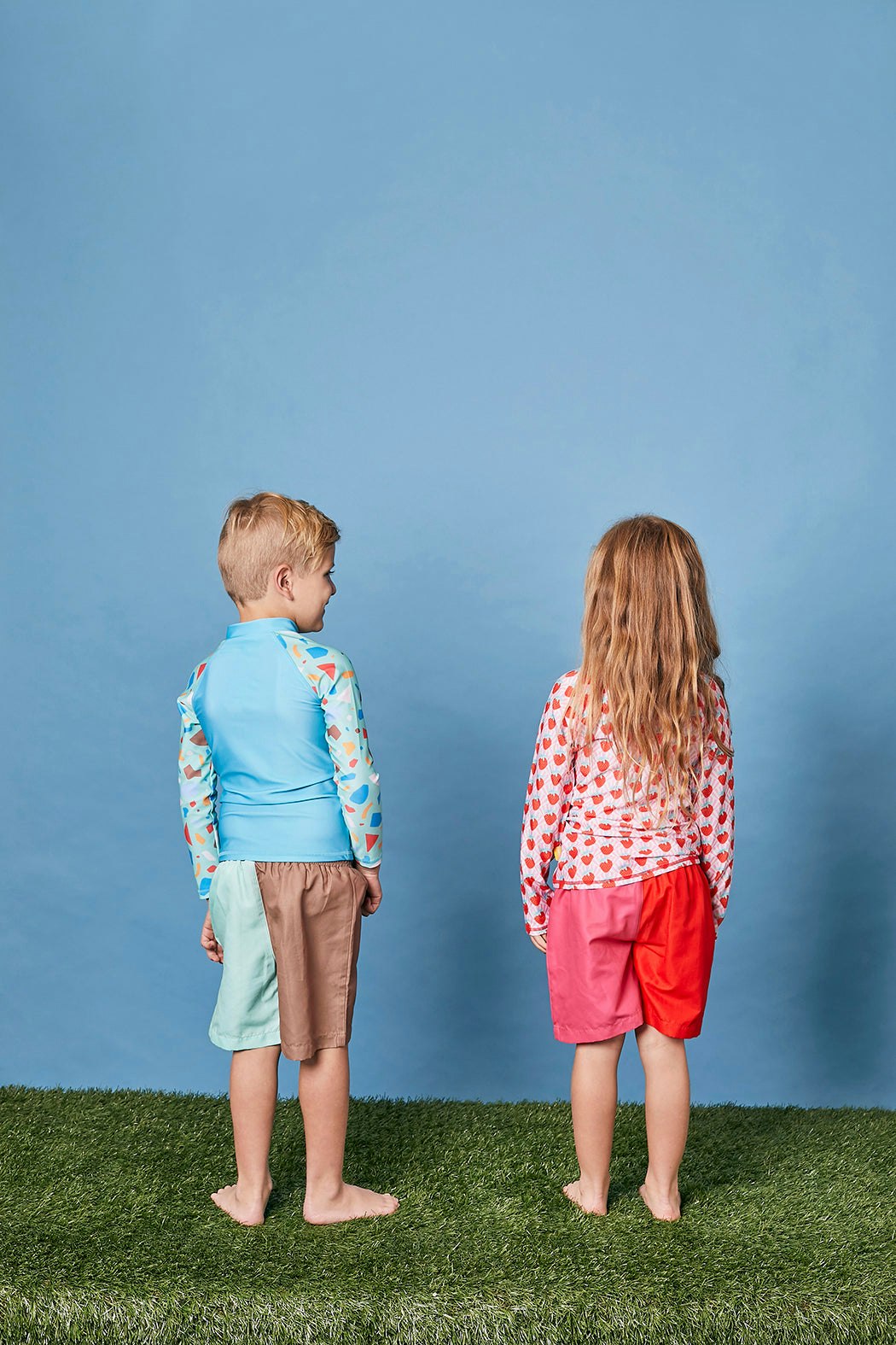 Tyoub Long Sleeve Rash Guard Recycled Strawberry Sundae Kids